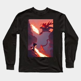 Flames Long Sleeve T-Shirt